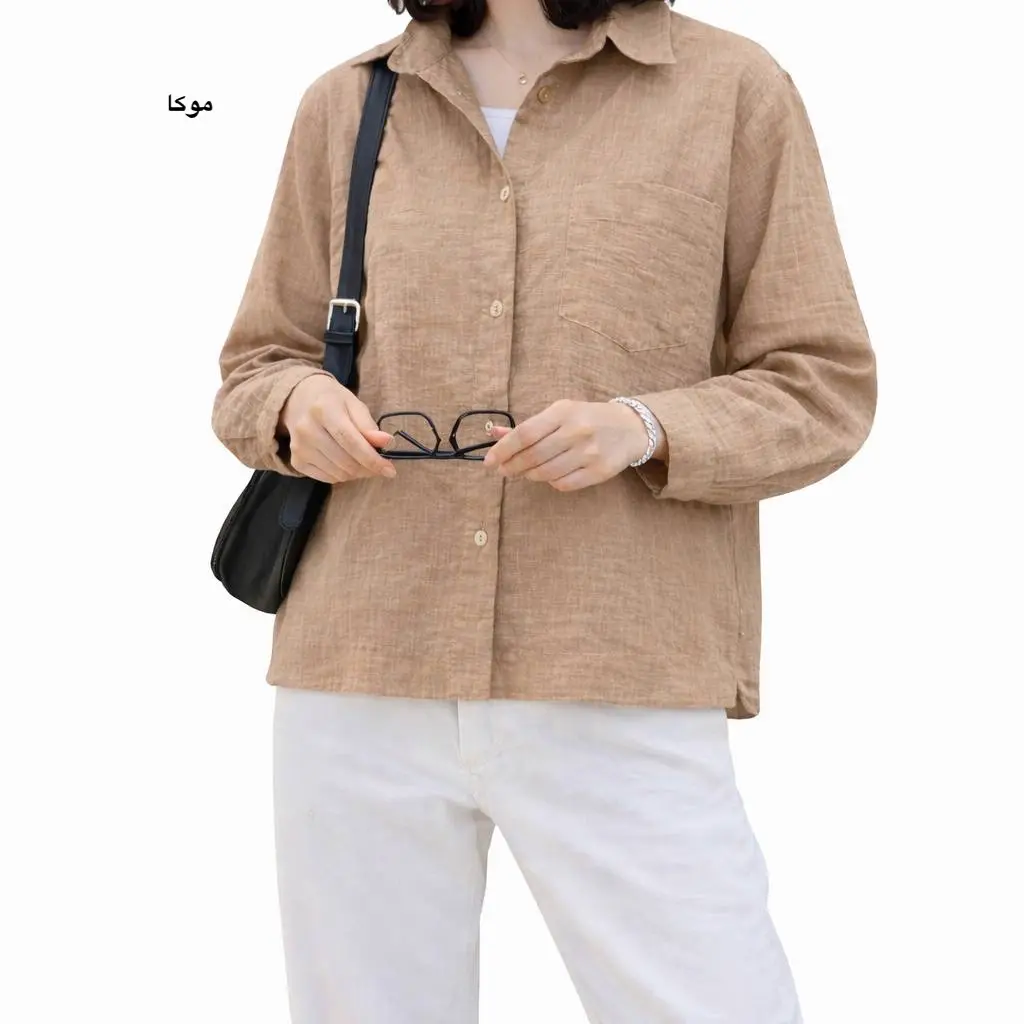 شومیز باکسی موسلین